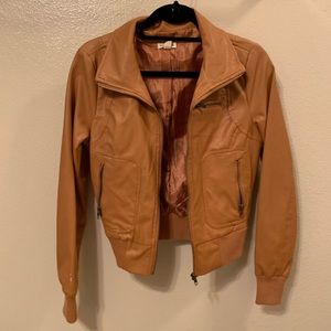 Faux Leather Jacket